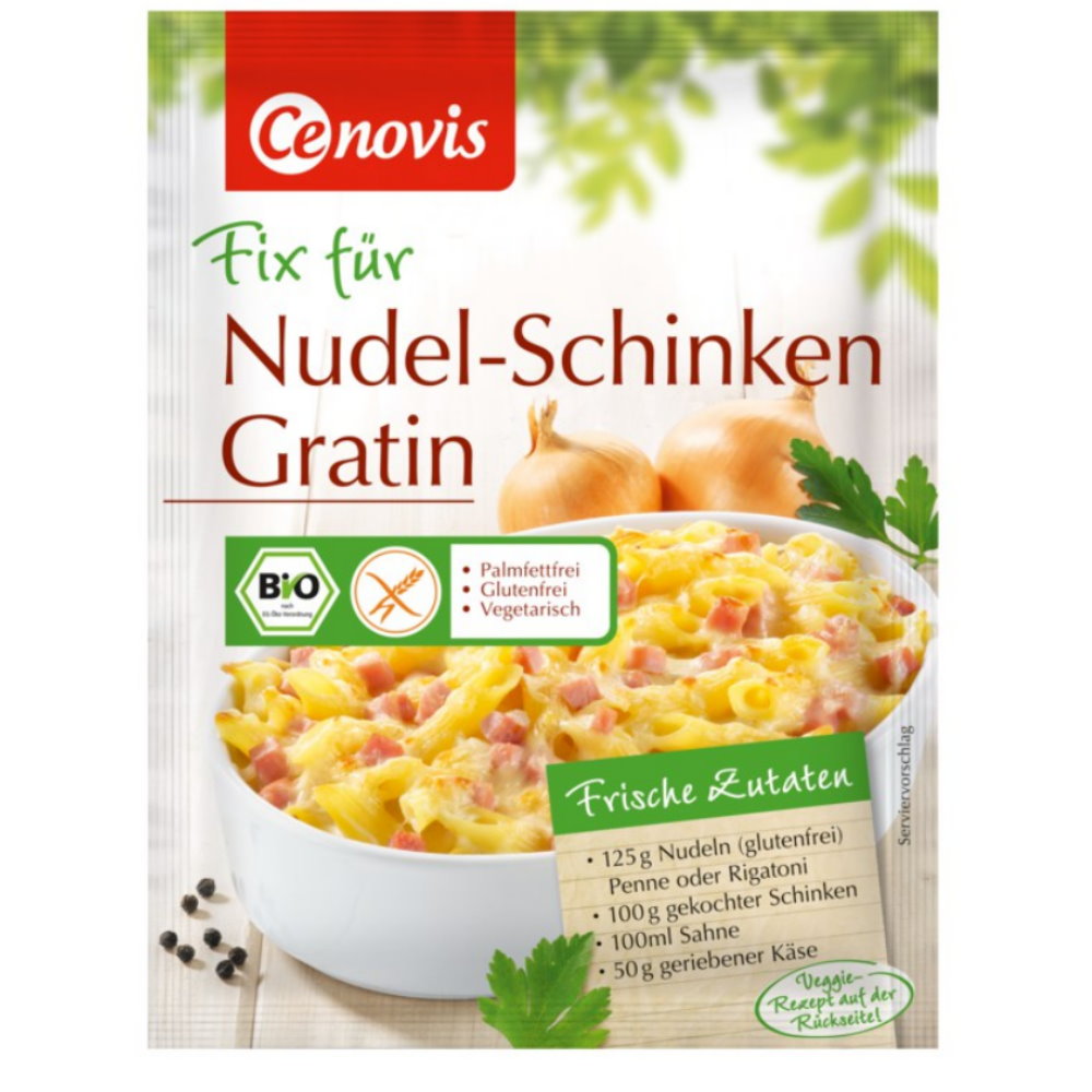 Cenovis Fix für Nudel-Schinken Gratin glutenfrei weizenfrei Bio