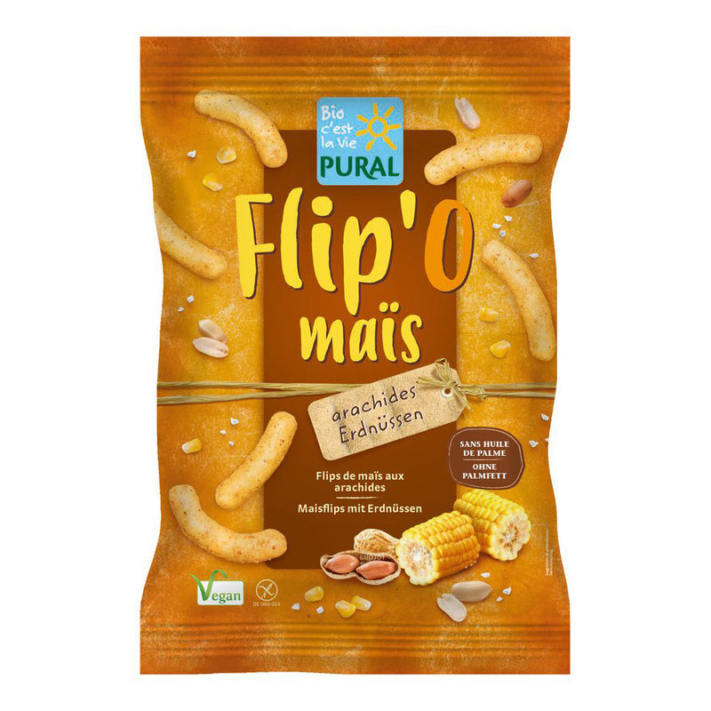 Pural Flip o mais erdnusschips erdnussflocken glutenfrei