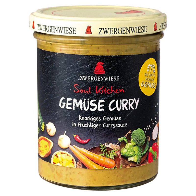 Zwergenwiese Soul Kitchen Gemüse Curry Fertiggericht glutenfrei bio