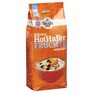 Bauckhof Hot Hafer Früchte Haferbrei glutenfrei