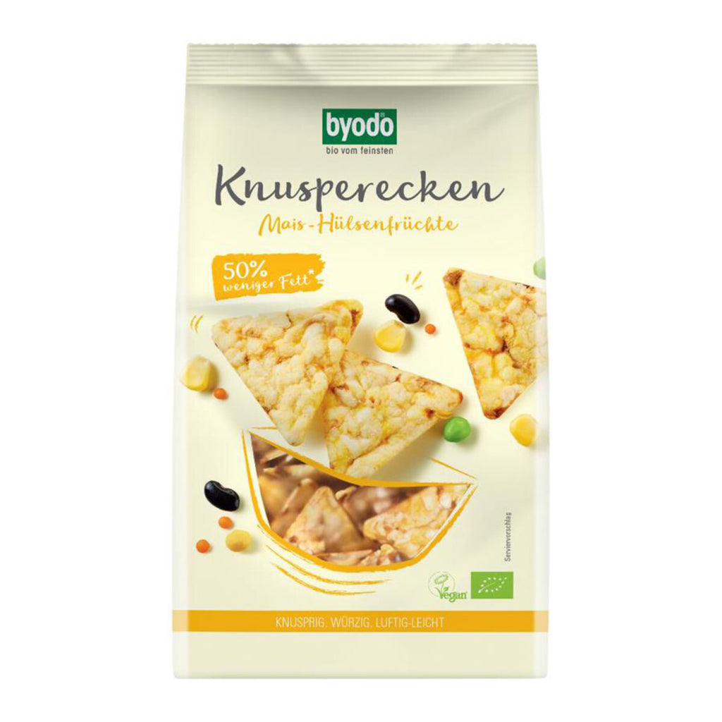 Byodo Knusperecken Mais Hülsenfrüchte glutenfrei