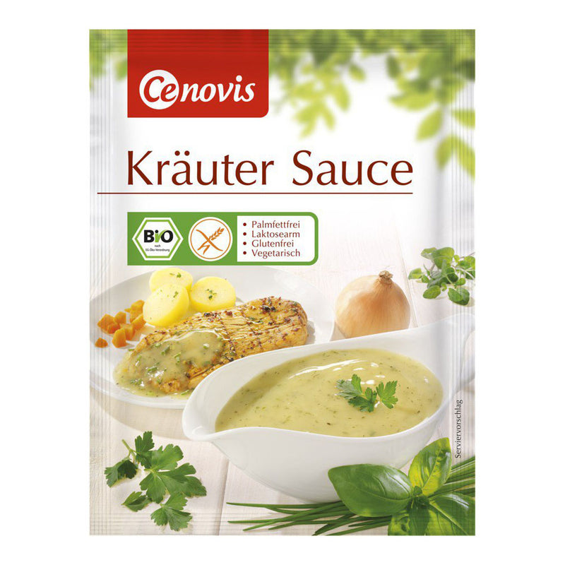 Cenovis Kräuter Sauce glutenfrei weizenfrei bio Zöliakie