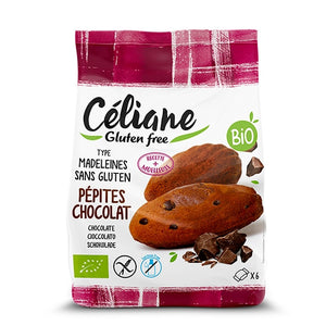 Celiane Madeleines mit Schokostückchen glutenfrei