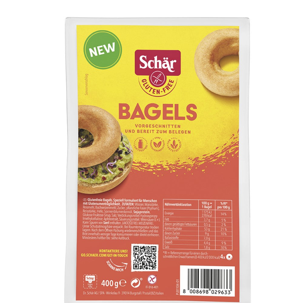 Schär Bagels glutenfrei weizenfrei laktosefrei