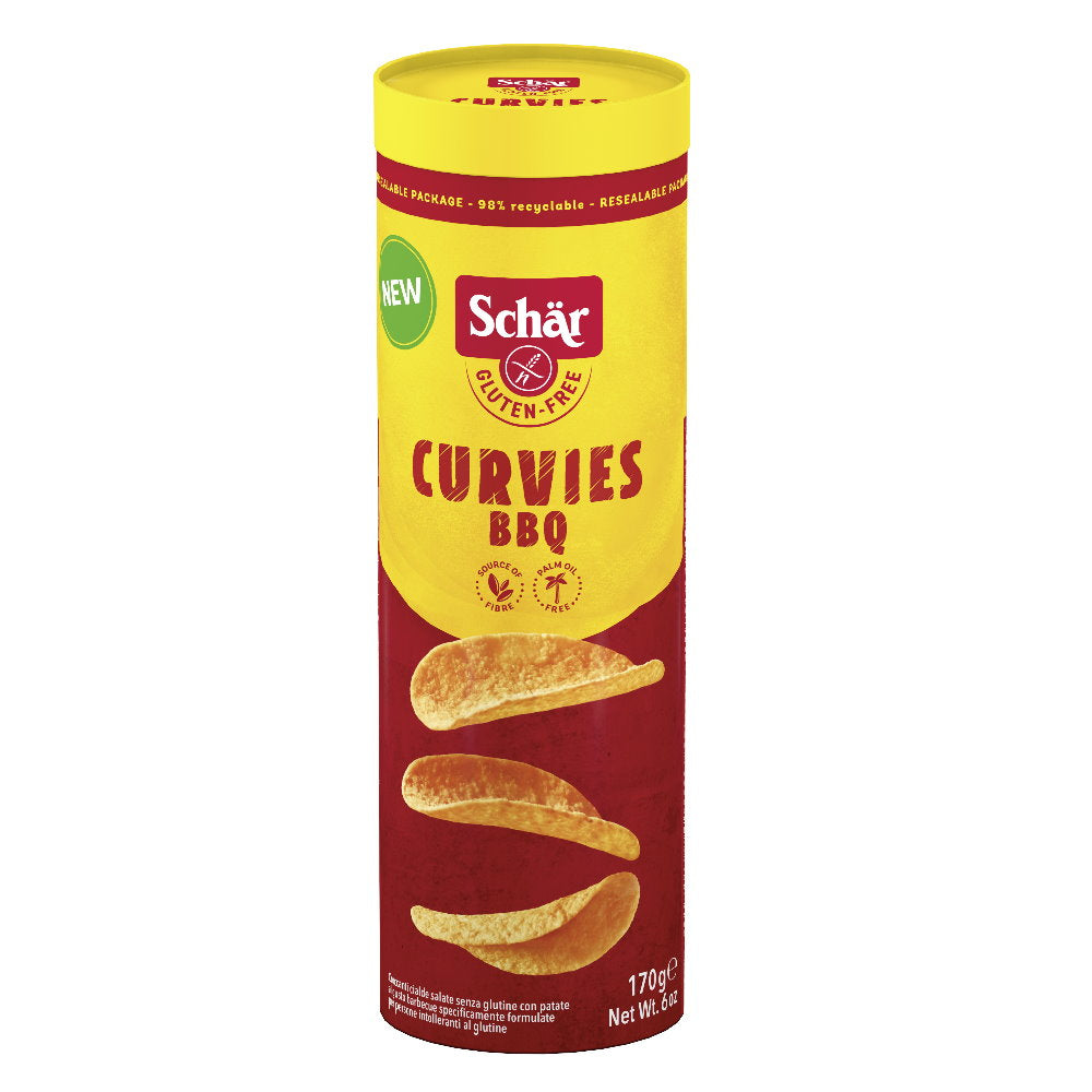 Schär Curvies BBQ Chips Snack glutenfrei