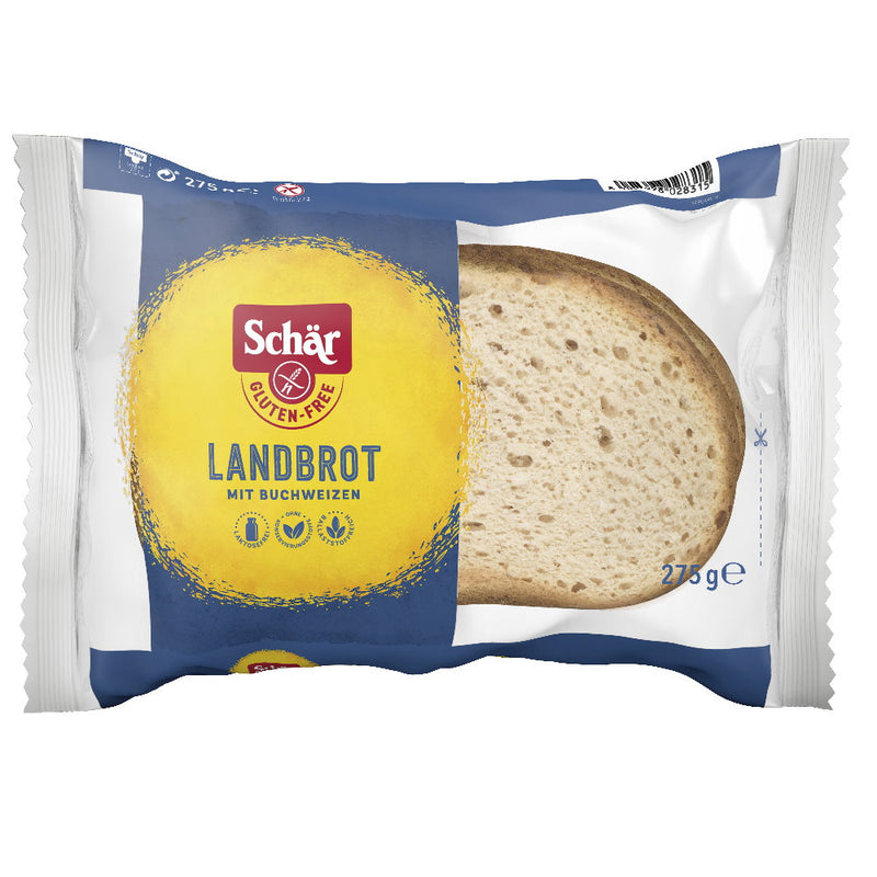 Schär Landbrot mit Buchweizen glutenfrei weizenfrei 