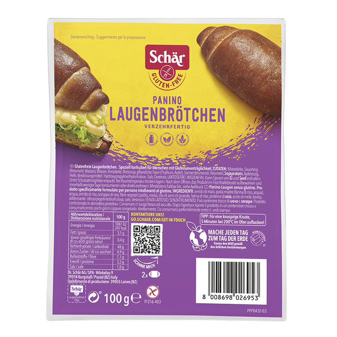 Schär Panino Laugenbrötchen glutenfrei laktosefrei weizenfrei