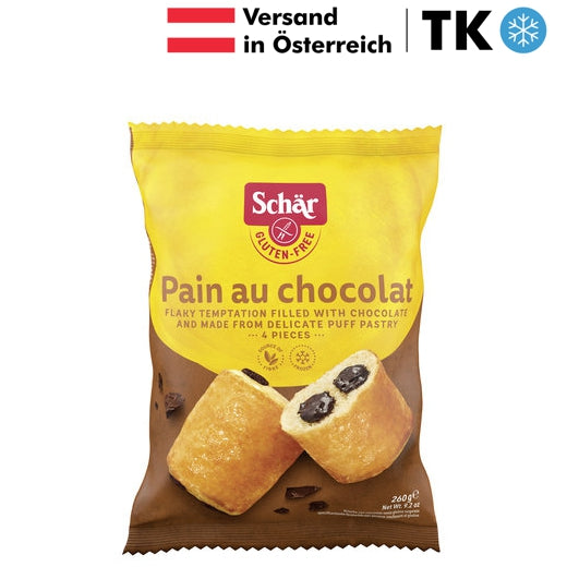 Schär Pain au Chocolat TK Plundergebäck glutenfrei Zöliakie