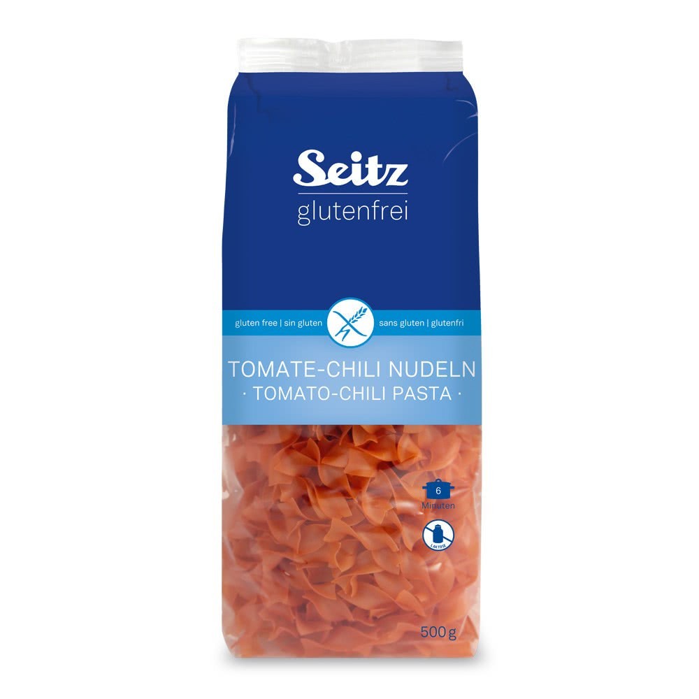 Seitz Tomate Chili Pasta Nudeln glutenfrei weizenfrei Teigewaren