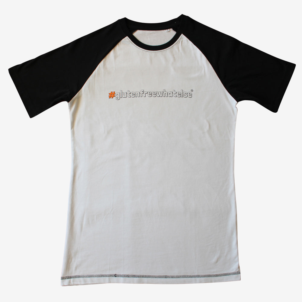 Celiwear T-Shirt Man Raglan #glutenfreewhatelse Glutenfrei Shirts